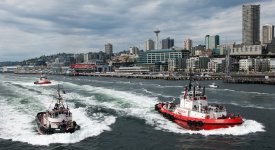 Tug Boats working in Seattle Photo