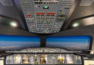 Airbus Flight Simulator Photo