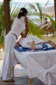 Resort Massage by Beach Photo