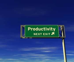 Productivity Highway Exit Sign Image