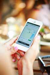 UberX Ride Request via Uber iPhone App