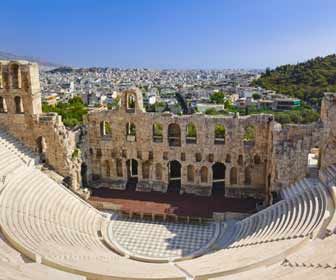 Odeon Theater in Athen Greece Photo