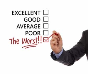 Ticking "The Worst" box when rating job search advice