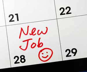 New Job Market on Calendar