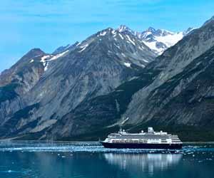 Cruise Ship in Alaska Inside Passage