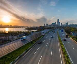 The morning commute into the city for work