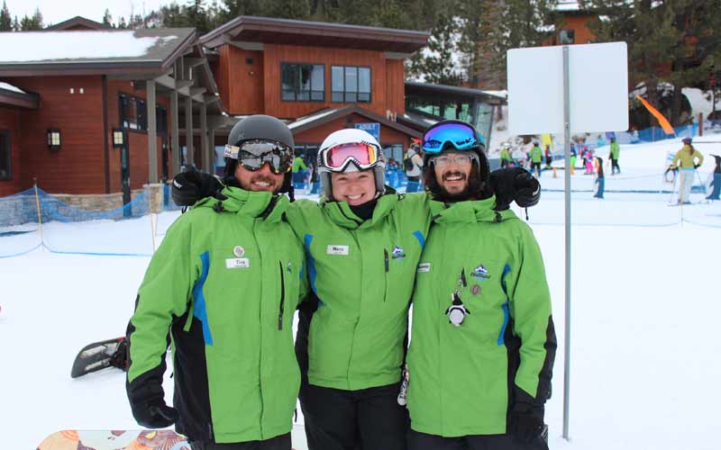 Snowboard Instructors at Diamond Peak Ski Resort