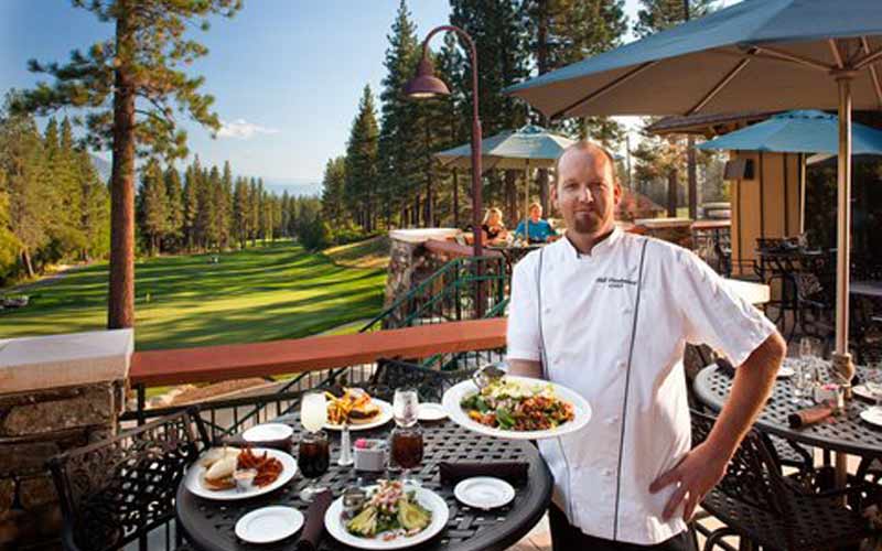 Chef at Incline Village Poses for Picture