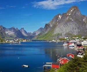 Stunning scenery of Reine, Norway