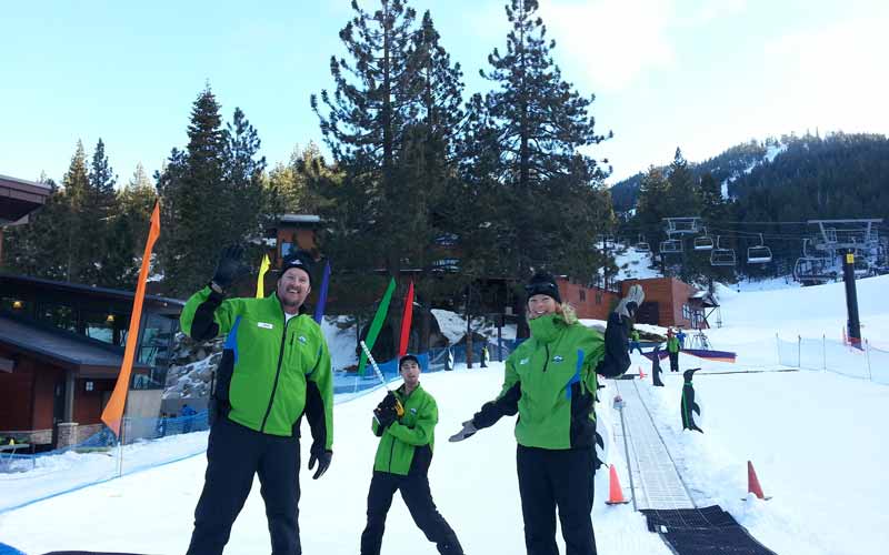 Diamond Peaks Ski Resort Employees on Opening Day
