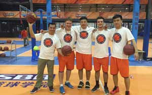 USBA China Academy Basketball Coaches Posing for Photo